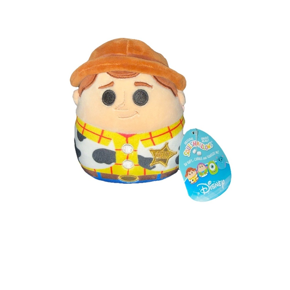 Woody Toy Story Squishmallow 5" Disney Plush Stuffed Cowboy Sheriff Cute